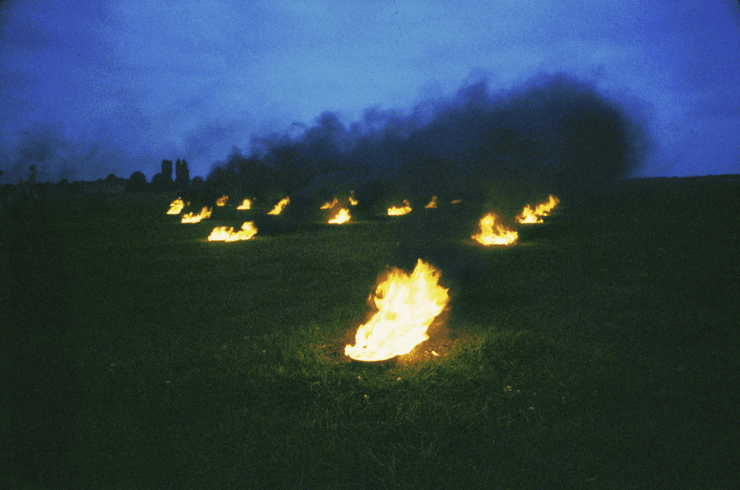 Anthony McCall, ¨Landscapes for Fire¨, 1972
