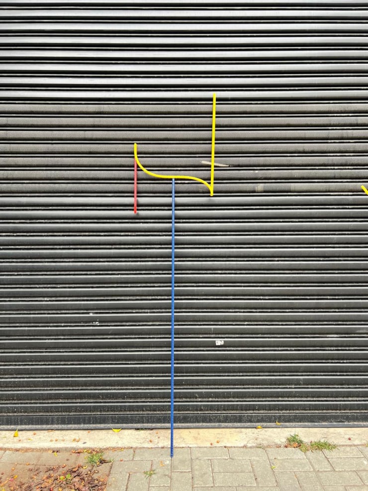 Luiz 83 “i_001”, 2024 vergalhão e tinta esmalte sintético