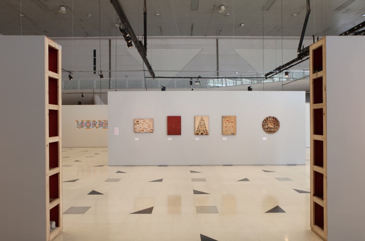 Augusto de Campos, vista da exposição "Rever", 2016