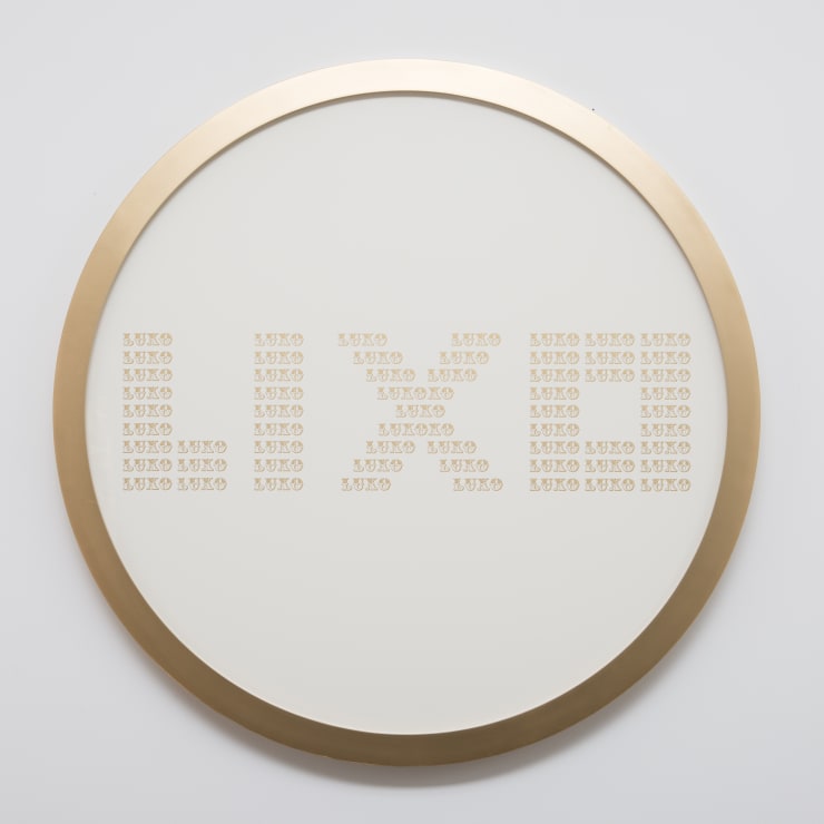 Augusto de Campos, "Luxo”, 1965/2019