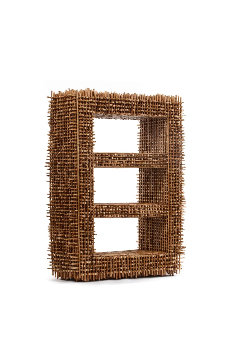 Campana “Estante Faquir”, 2024 bambu bamboo 158 x 115 x 48 cm 62.2 x 45.3 x 19 in ed 1/8 + 2 P.A.