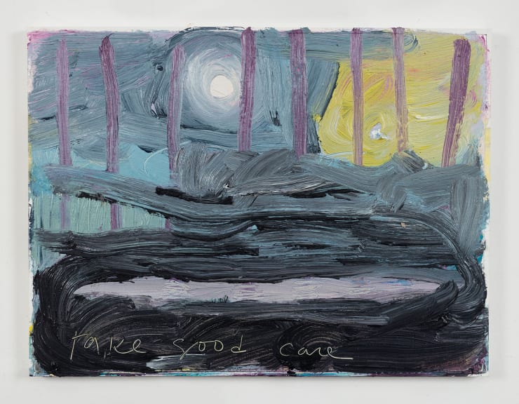 Gabriela Machado “Take good care”, 2017 óleo sobre linho | oil on linen 31 x 41 cm | 12.2 x 16.14 in