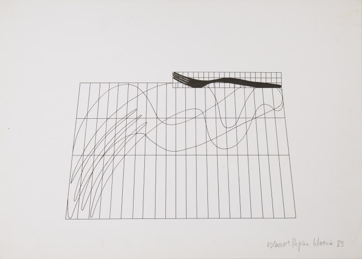 Regina Silveira “Símile”, 1983 nanquim sobre papel china ink on paper 50 x 70 cm 19.68 x 27.55 in