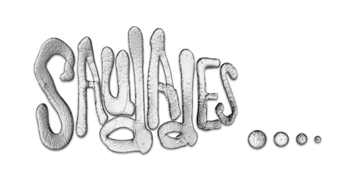 Rob Wynne “Saudades...”, 2025 vidro derramado e espelhado poured and mirrored glass 64 x 125 cm 25 x 49 in