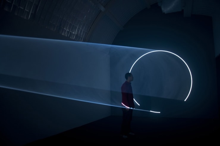 Anthony McCall, ¨Line Describing a Cone 2.0¨, 2010