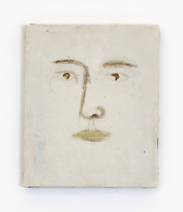 Fernando Zarif Operação Plástica / Chirurgie Esthétique (Portrait), 1997 técnica mista sobre tela mixed media on canvas 18 x 15 cm 7.09 x 5.9 in