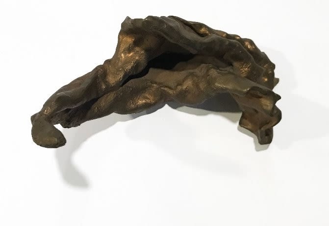 Campana “Escultura Folha de Bronze”, 2014 bronze fundido cast bronze 8,5 x 18 x 8 cm 3.5 x 7.1 x 3.1 in ed 1/5 + 2 P.A.