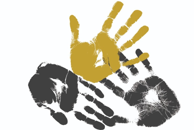 Regina Silveira Touch #1 , 2021 arquivo digital para recorte em vinil adesivo preto e prata digital file for plotter cut on black and silver adhesive vinyl dimensões variáveis (dimensões sugeridas: 270 x 225 cm) variable dimensions (suggested dimensions: 106.3 x 88.58 in)