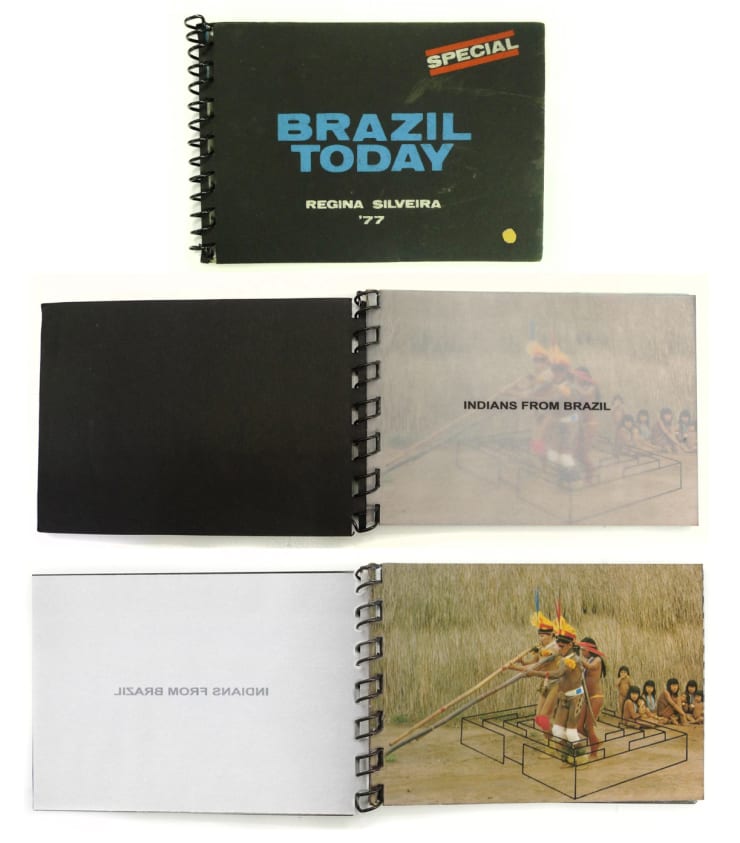 Regina Silveira, Brazil Today: Indians from Brazil, 1977