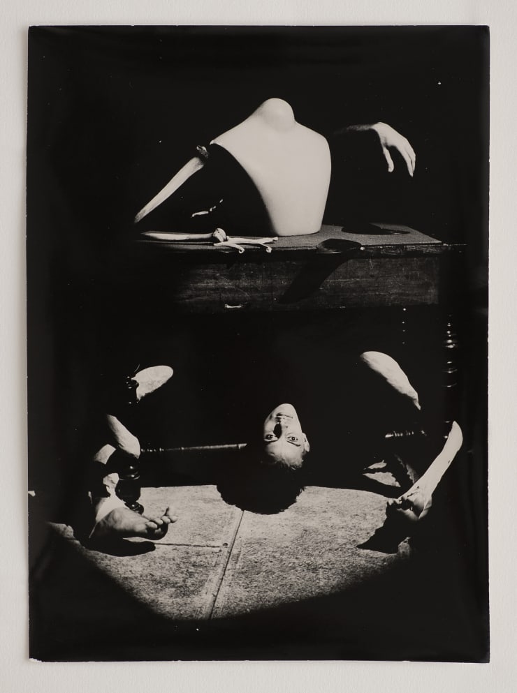 Thomaz Farkas “Experiência surrealista com os colegas da Escola Politécnica”, São Paulo, 1947 gelatina e prata sobre papel silver gelatin print on paper 23,5 x 17 cm 9.25 x 6.69 in ed vintage