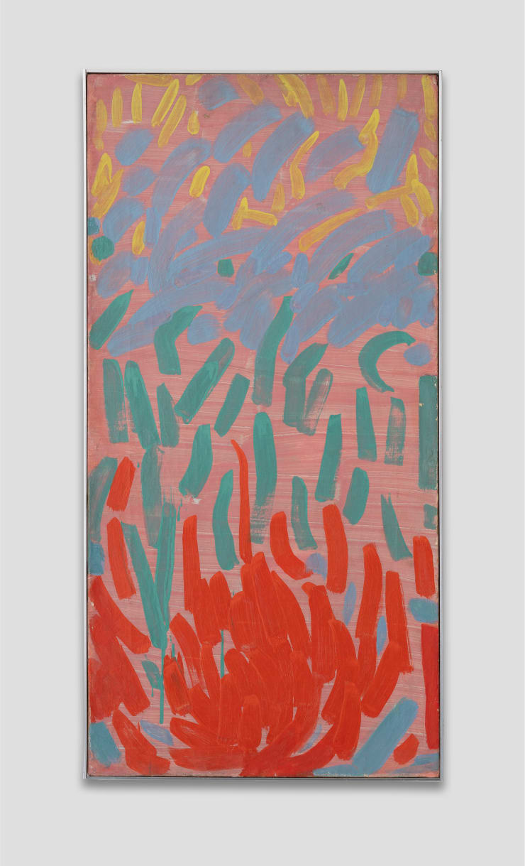 Waldemar Cordeiro Sem título | Untitled, 1963 óleo sobre tela | oil on canvas 76 x 38 cm | 29.92 x 14.96 in