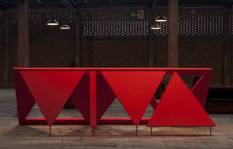 Augusto de Campos, vista da exposição "Rever", 2016