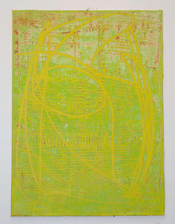 Tiago Tebet Sem título | Untitled #111, 2019 Massa acrílica e acrílica sobre tela | Plaster and acrylic on canvas 110 x 80 cm