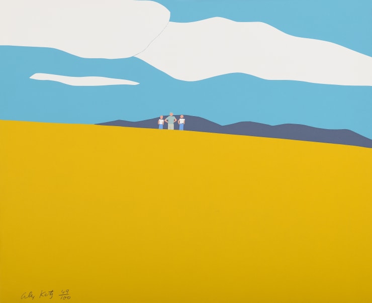 Alex Katz, ¨Blueberry Field¨, 1968