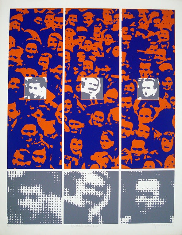 Regina Silveira Middle class & co, 1971 serigrafia | silkscreen 66.5 x 51 cm 26.2 x 20.1 in
