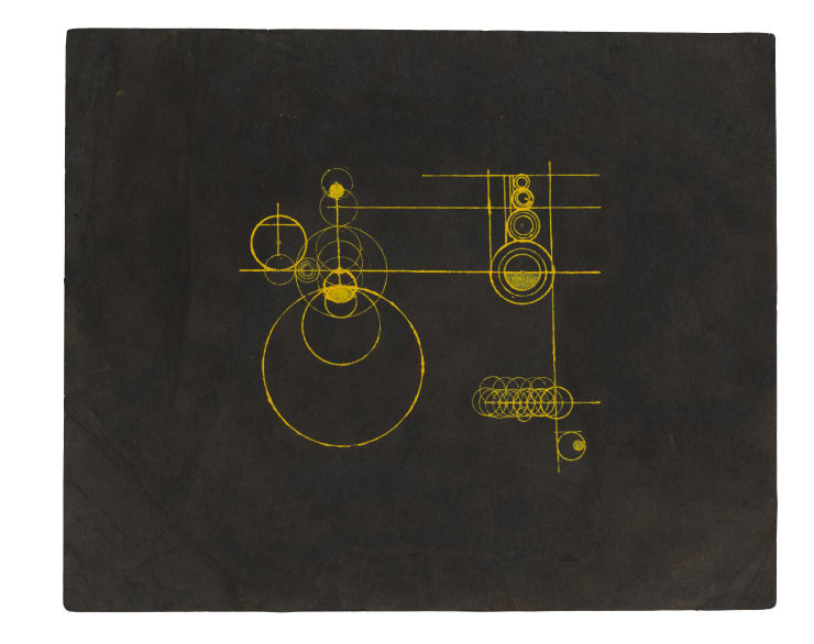 Waldemar Cordeiro Sem título | Untitled , 1955/56 Guache sobre papel | Gouache on paper 29 x 35,5 cm | 11.41 x 13.97 in