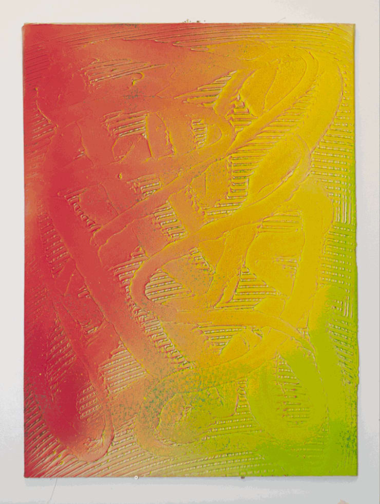 Tiago Tebet Sem título | Untitled #119, 2019 Massa acrílica e acrílica sobre tela | Plaster and acrylic on canvas 110 x 80 cm | 43.30 x 31.49 in