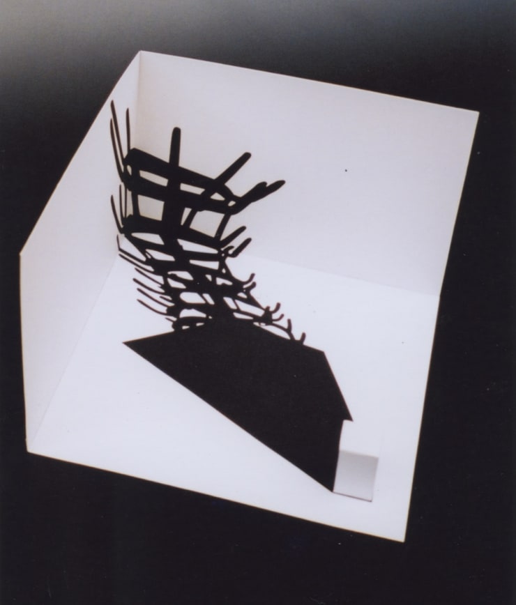 Regina Silveira, In Absentia (M.D.) - Maquete, 1991