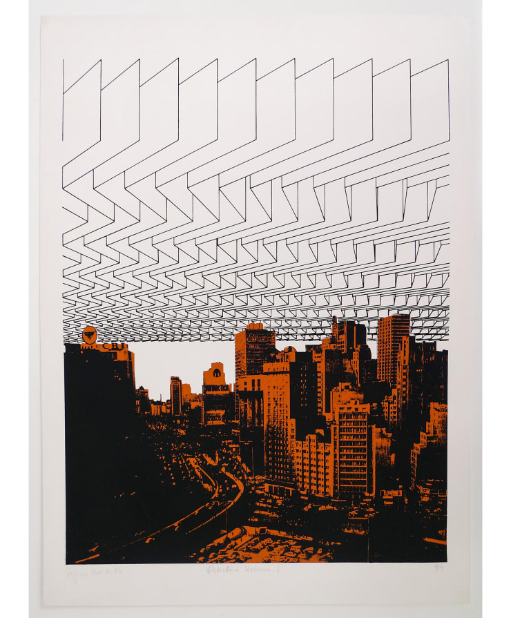 Regina Silveira, “Destrutura Urbana 8”, 1976