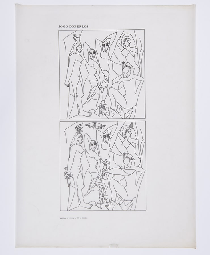 Regina Silveira, “Jogo dos Erros” da série "Jogos de Arte", 1977