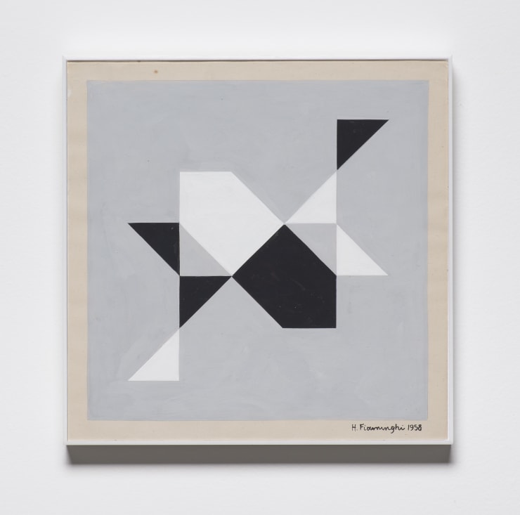 Hermelindo Fiaminghi Sem título | Untitled, 1958 guache sobre papel gouache on paper 29 x 29 cm 11.41 x 11.41 in