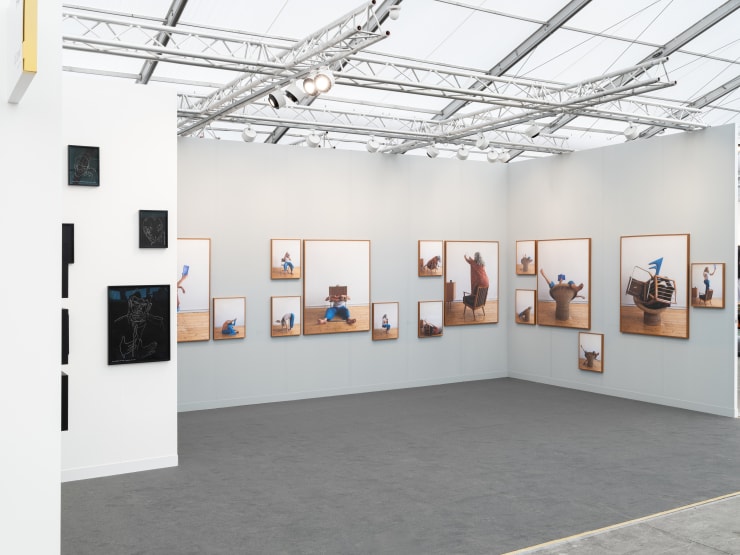 Bani Abidi 'Fragments from a nightmare', Frieze London, booth A16. Photo: JUDDartINDEX. 2024.