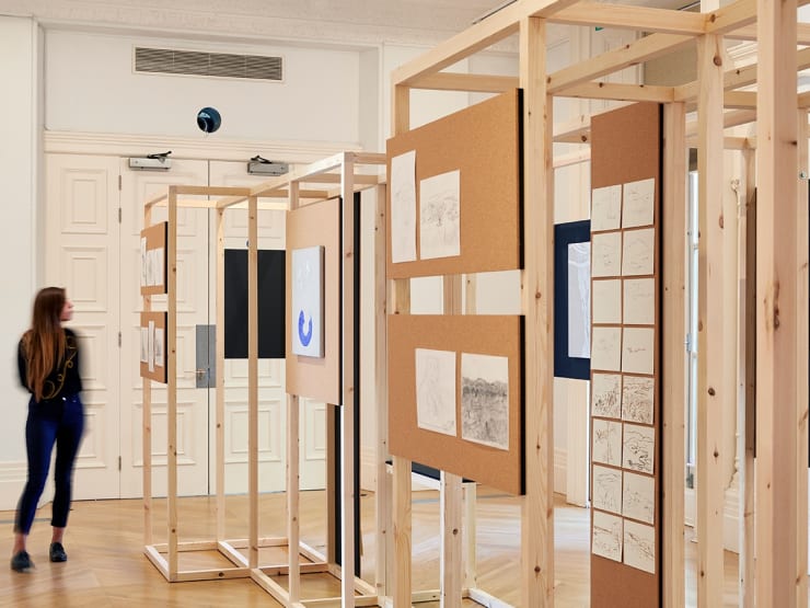 Praneet Soi | Anamorphosis | Notes from Palestine, Winter in the Kashmir Valley | The Mosaic Rooms, London | September 27, 2019 – December 07, 2019 | Photograph by Andy Stagg, courtesy of The Mosaic Rooms