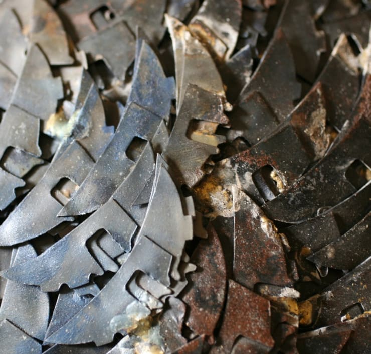 Sakshi Gupta, No Title (From The Series Lavish Absence), 2011 | Metal scrap, 275 x 194 x 51 cm | Detail