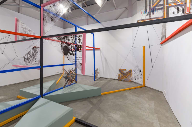 Sanchayan Ghosh | A Site for the Pedagogy of Resistance | Install view | Drawn from Practice II | Experimenter – Ballygunge Place, Kolkata | April 14 – June 30, 2022