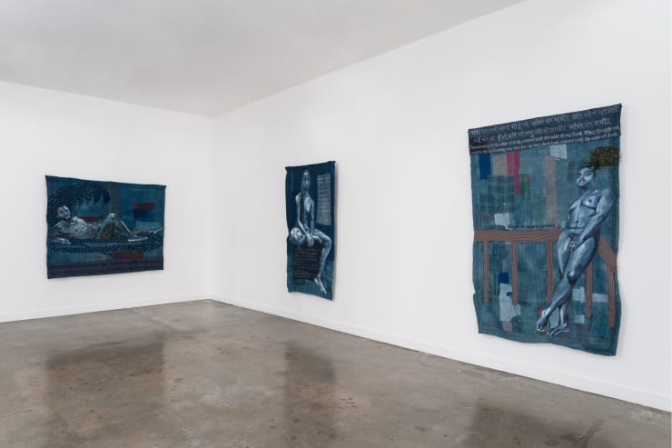 Bhasha Chakrabarti | When I Get That Mood Indigo I M+B Doheny, Los Angeles, install view, 2021