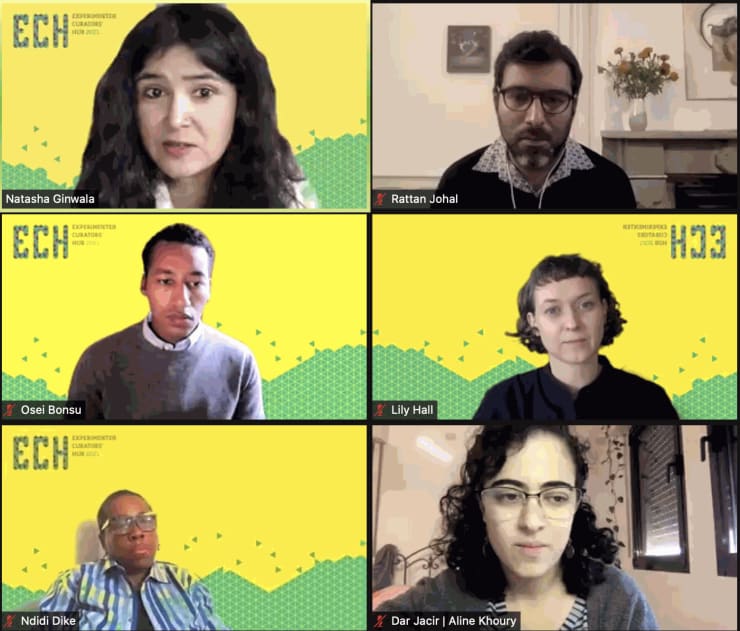 South South: Experimenter Curators’ Hub 2021 - a platform for developing and sustaining discourse