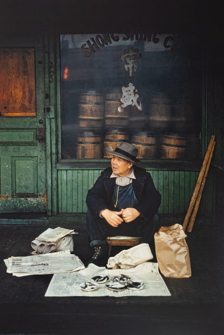 Fred Herzog, Fishseller, 1958