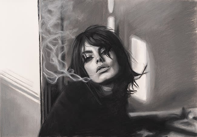 'Waiting' Limited Edition Print. Medium, 2024 Size: A3 29.7cm x 42cm (11.7" x 16.5")