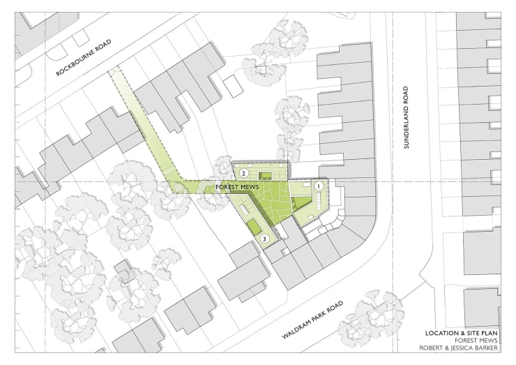 Forest Mews, Forest Mews Drawing 4, 2015