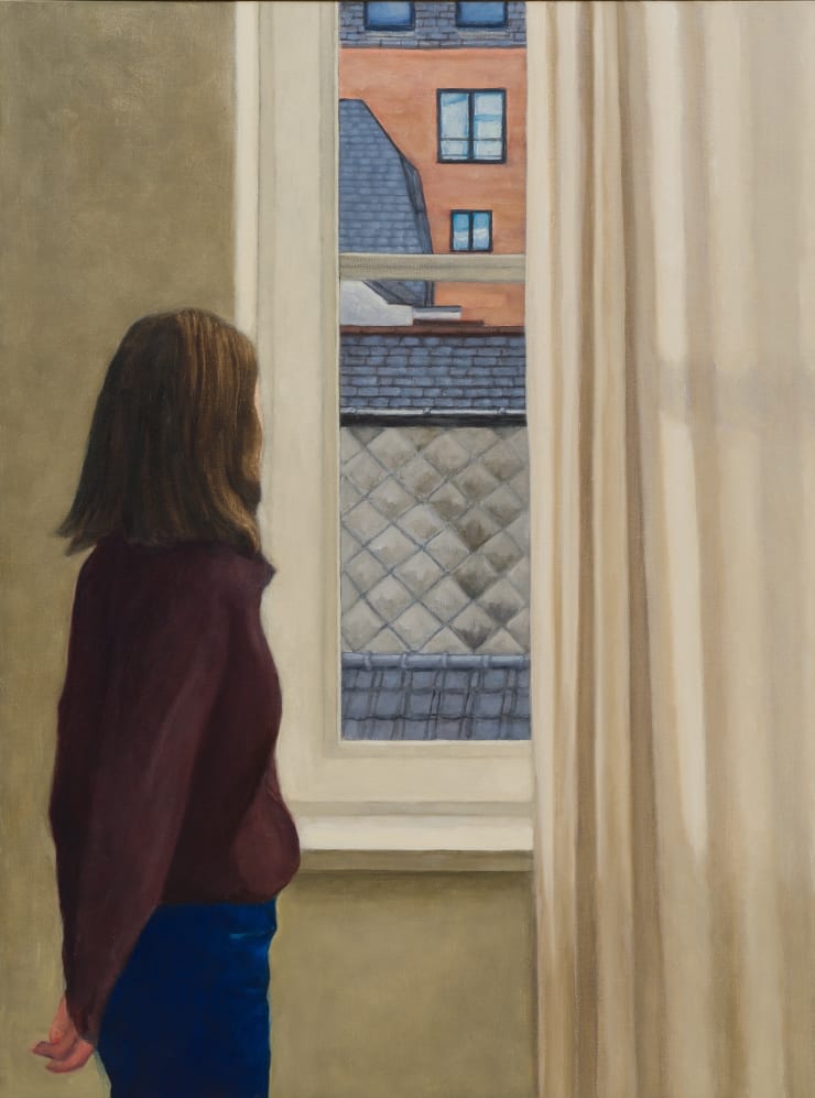 Looking Out 122 x 91 cm, oil on linen