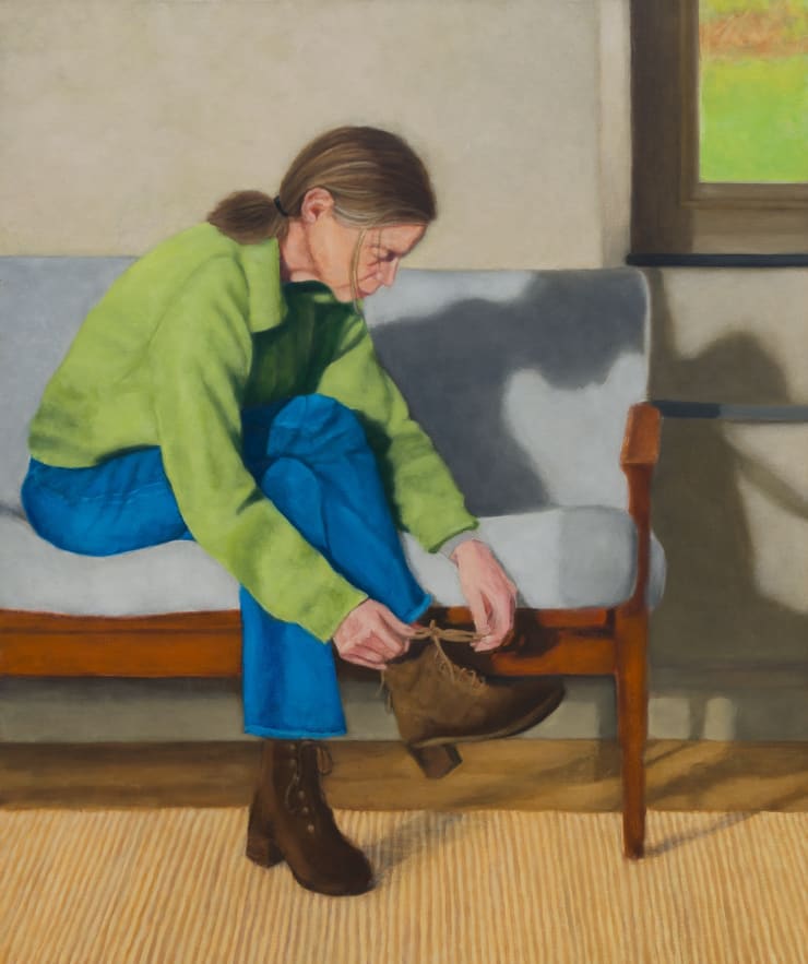 Going Somewhere 120 x 100 cm, oil on linen