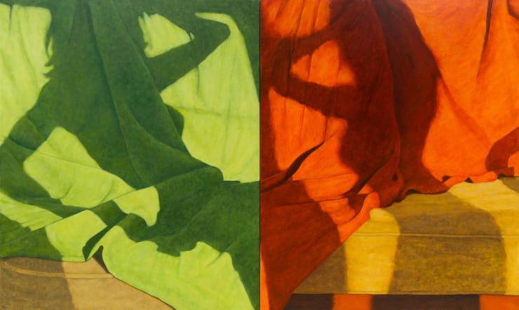 Doppelgänger 2 x 182.9 x 152.4 cm oil on linen