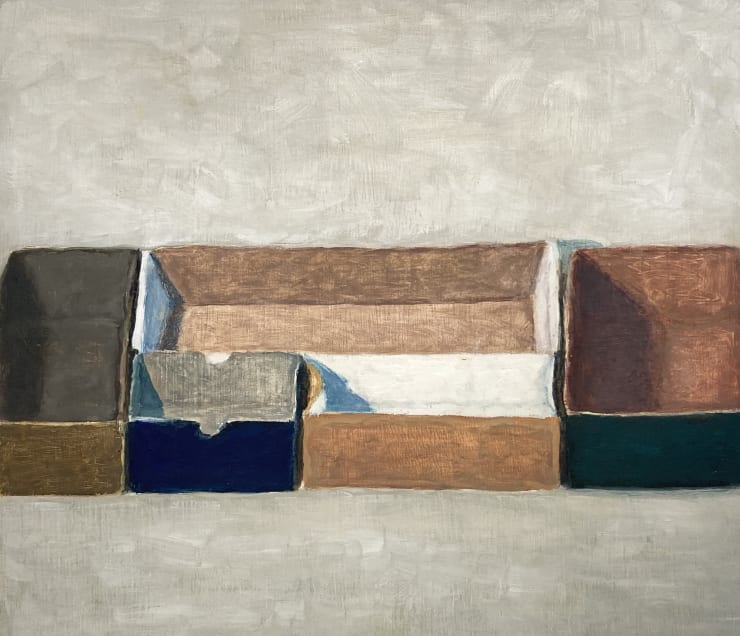 Jess Allen, 5 small boxes , 2021