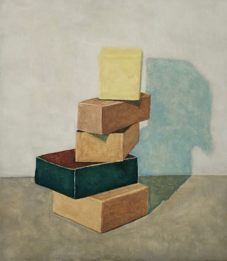 tower of small boxes, study 5 , 2018