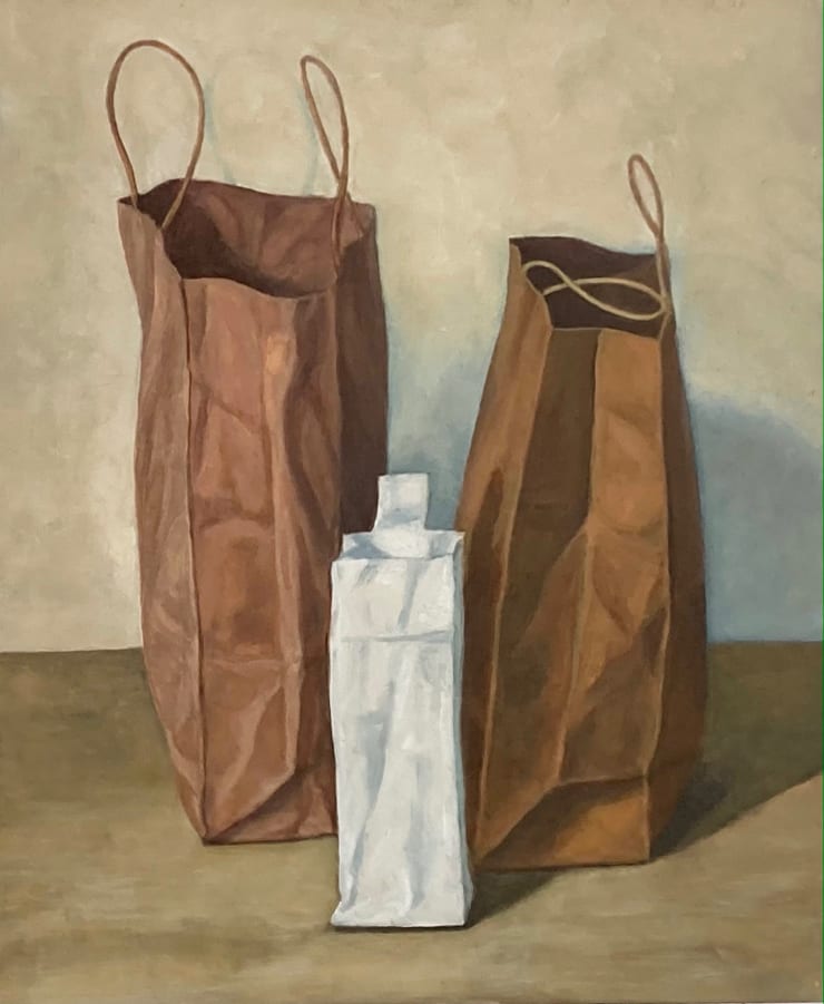 Paper Bags 17, from series, "We all shall Die, or the Impossibility of Shopping during Lockdown", 2017