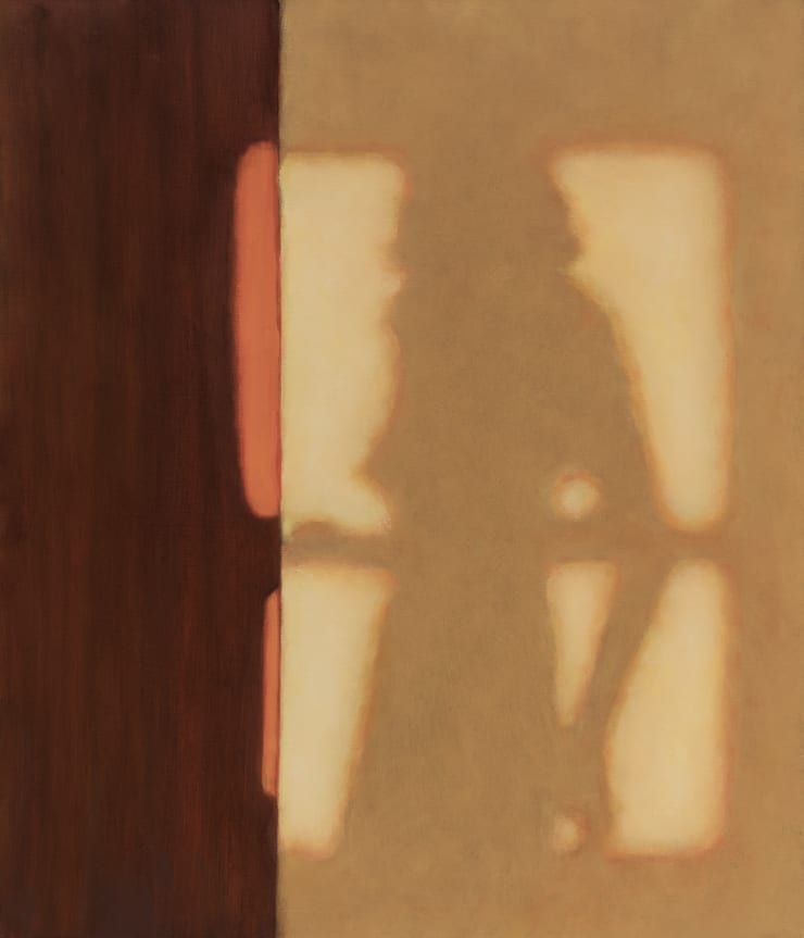 suspended time, study 1 oil on linen 70 x 60 cm