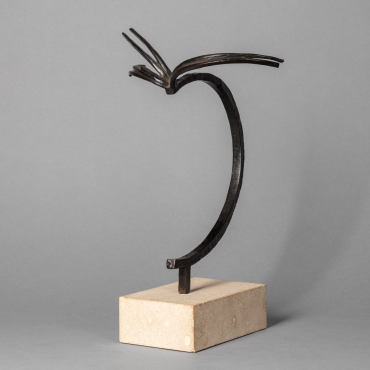 Julio González, The Hair, 1934, cast 1970, Inscribed Gonzalez, numbered 0 and stamped with foundry mark E Godard, Bronze, 11 3/8 x 8 5/8 x 6 7/8 in, 29 x 22 x 17.5 cm, Edition of 8, plus four marked 0, 00, EA & HC