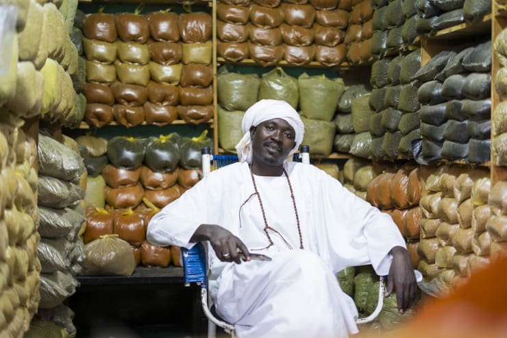 The Sudanese Kitchen - Omer All Tigani | Sudanese Art & Culture | Almas Art Foundation Works in Exhibition