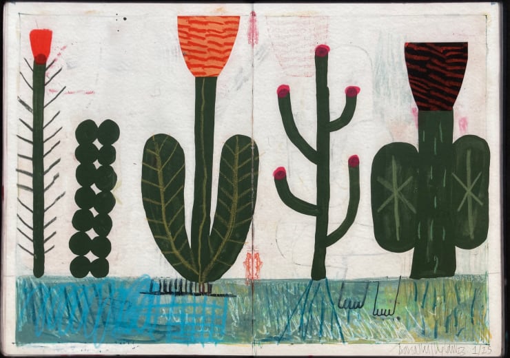 David Shillinglaw People are Plants, 2023 Giclée print 30.5 x 42cm Exclusive edition of 25