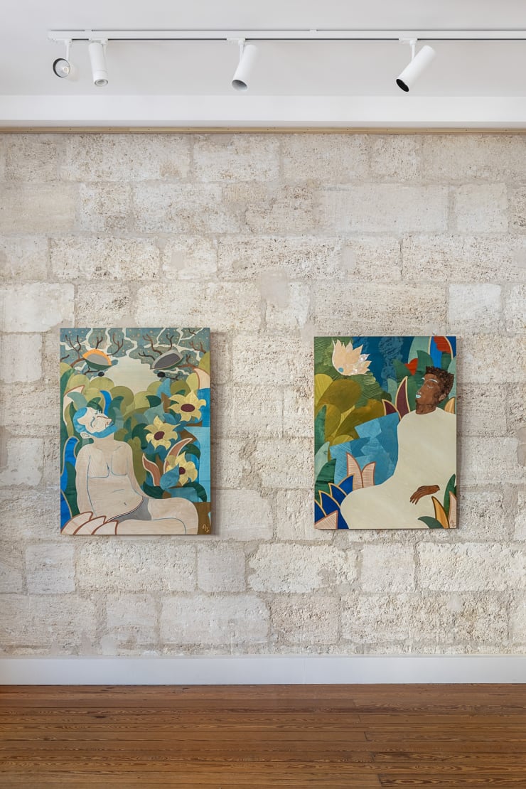 Vue De L Installation De L Exposition D Anton Laborde Concrete Jungle Dans Les Jungles La Ville 2