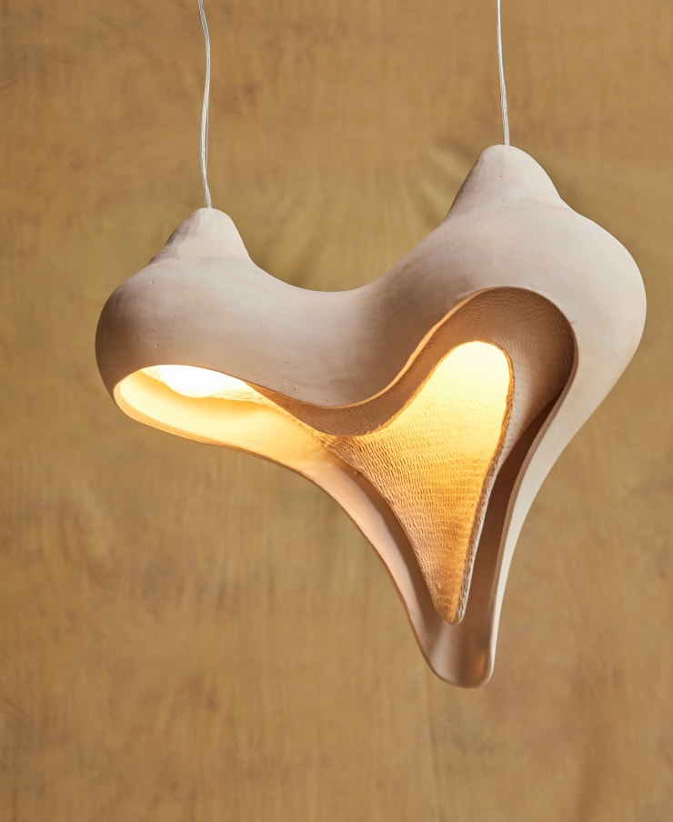 Collectible ceiling light designed by Jan Ernst for Galerie REVEL