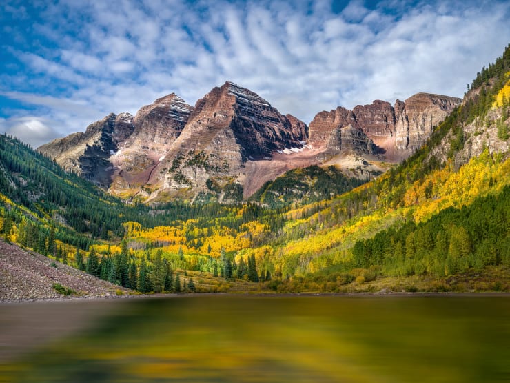 MAROON BELLS AUTUMN SPLENDOR