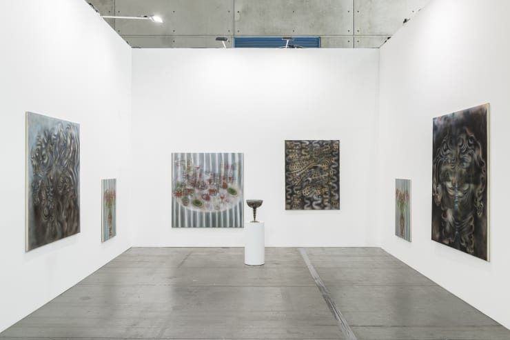 Installation view from IMPORT EXPORT's booth in Artissima: B20 in New Entries.