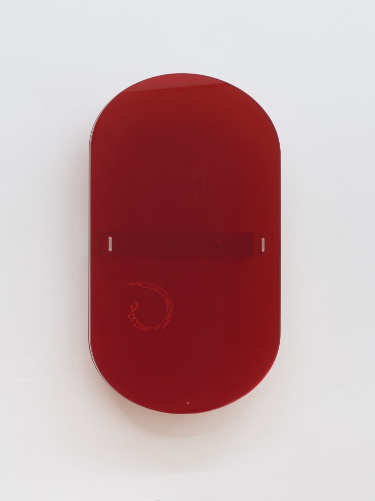 Lena Marie Emrich EOS Series (Series B787 N02) , 2025 Plexiglas, Sunprotection Foil, Oracal 8300, Aluminum 47 x 28 x 7 cm | 18 1/2 x 11 x 2 3/4 in Series of 4