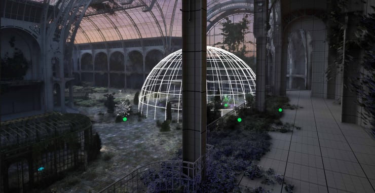 Alice Bucknell, Nightcrawlers (still image), 2025, video game, gameplay duration 15-20 minutes. Copyright the artist and courtesy the artist and IMPORT EXPORT, Warsaw/London.
